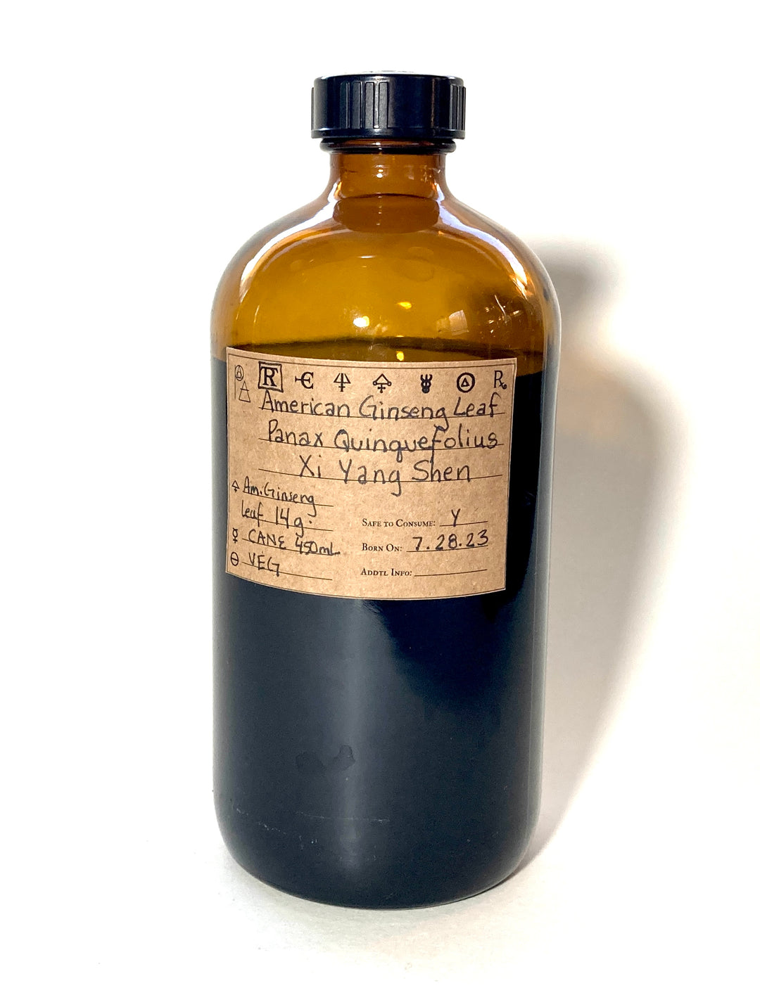 Ginseng Leaf, American, Spagyric Tincture