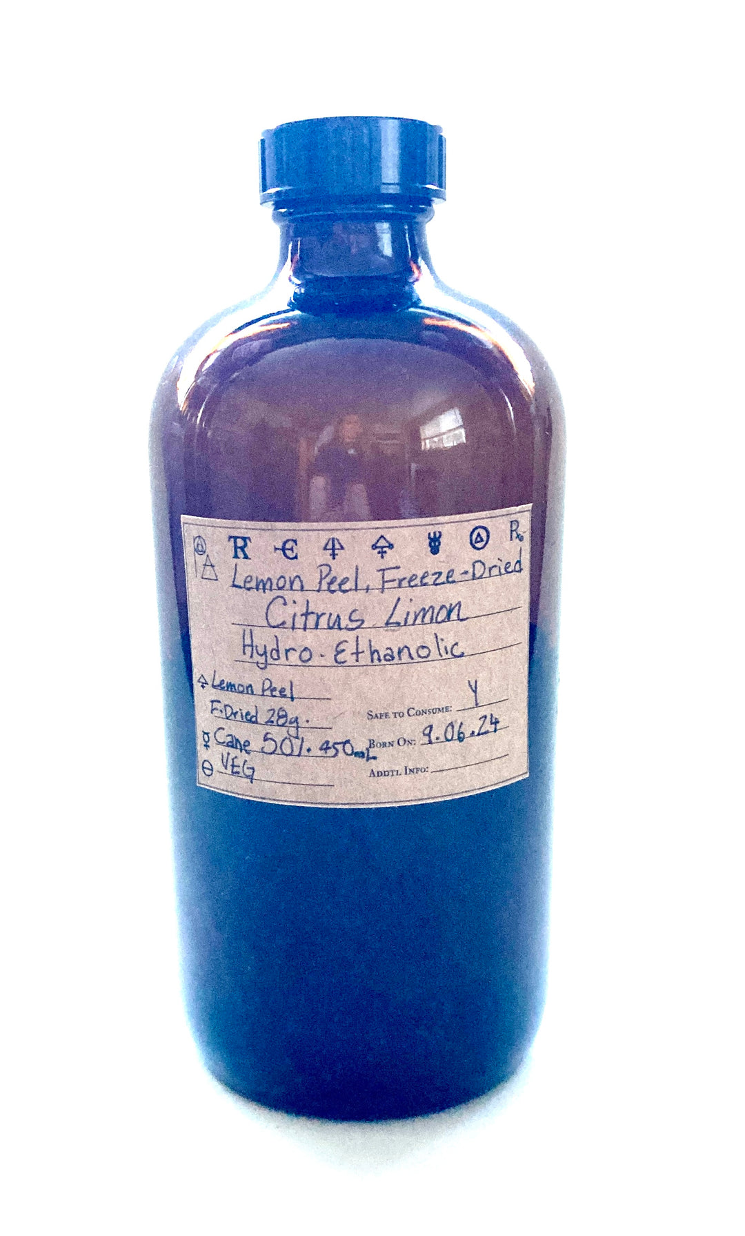 Lemon Peel, Freeze Dried, Spagyric Tincture