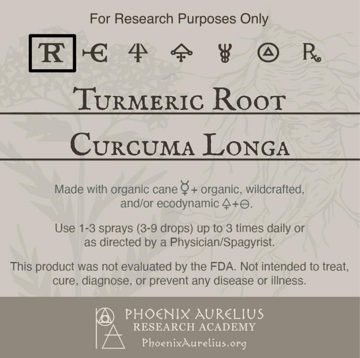 Turmeric Root Spagyric Tincture