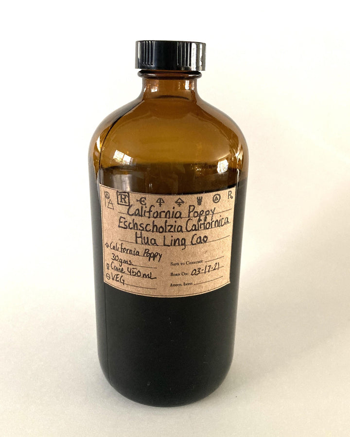 California Poppy Spagyric Tincture - Phoenix Aurelius Research Academy