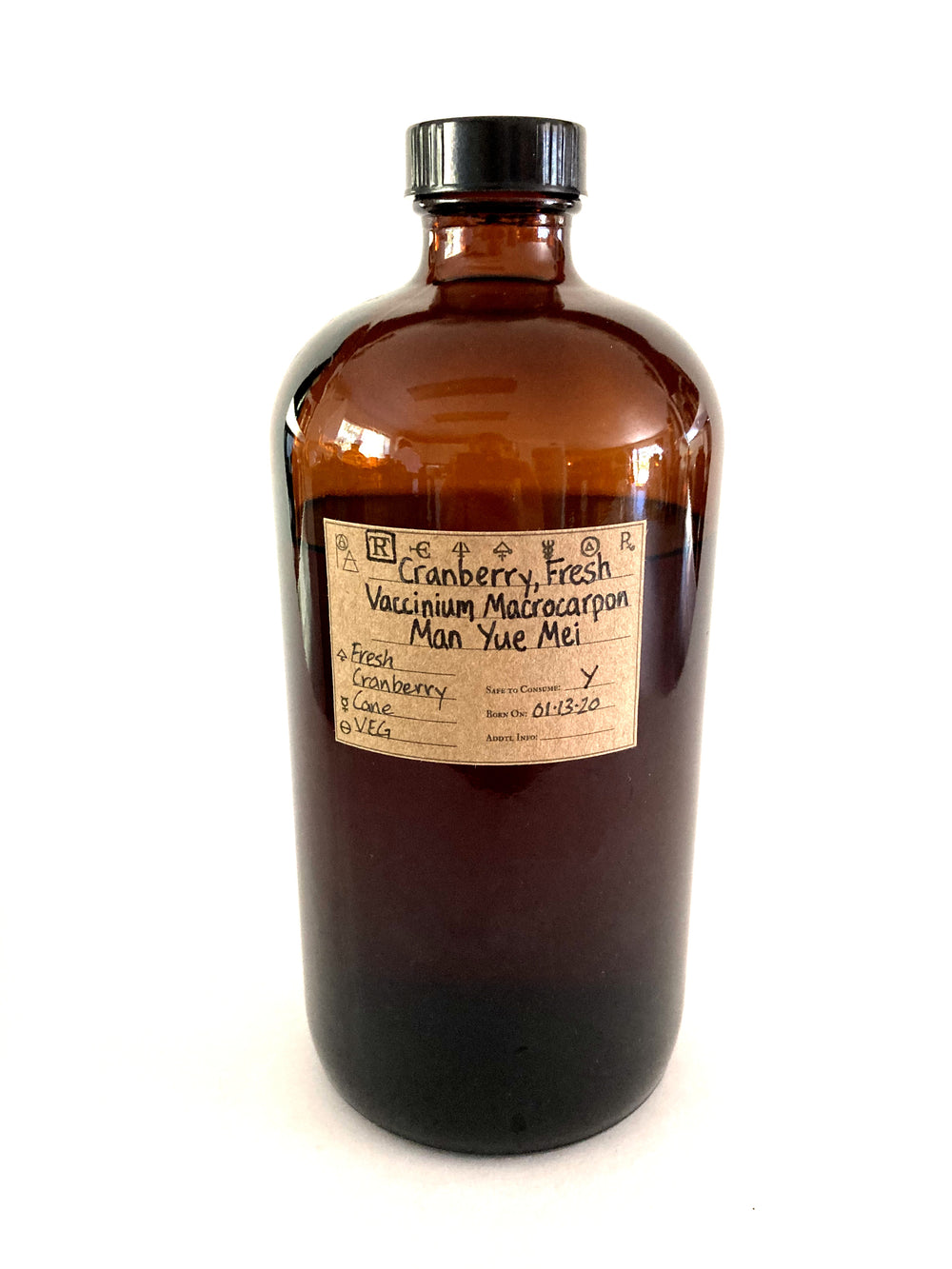 Cranberry, Fresh Spagyric Tincture - Phoenix Aurelius Research Academy